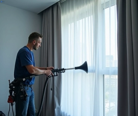 Professional curtain steam cleaning process equipment Matty Curtain Cleaning virginia